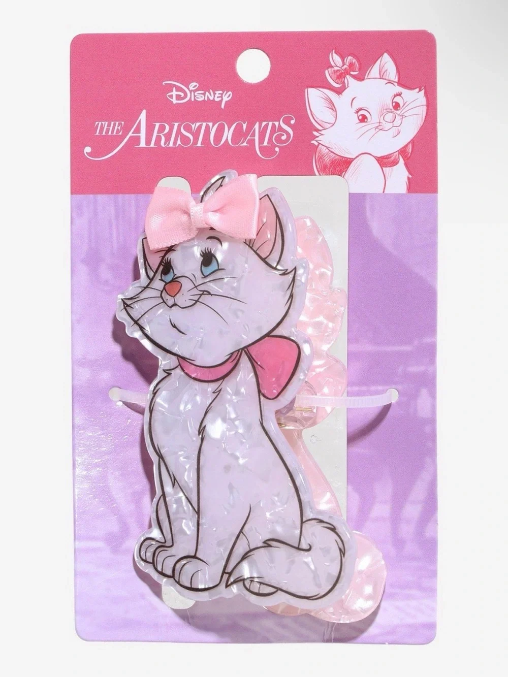 New Disney The Aristocats Marie Ribbon Claw Hair Clip